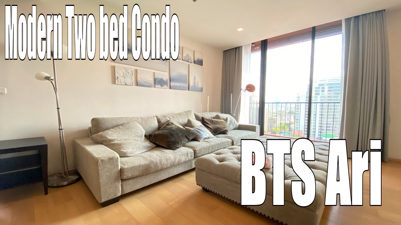 Modern Two bed condo tour in Ari, Bangkok
