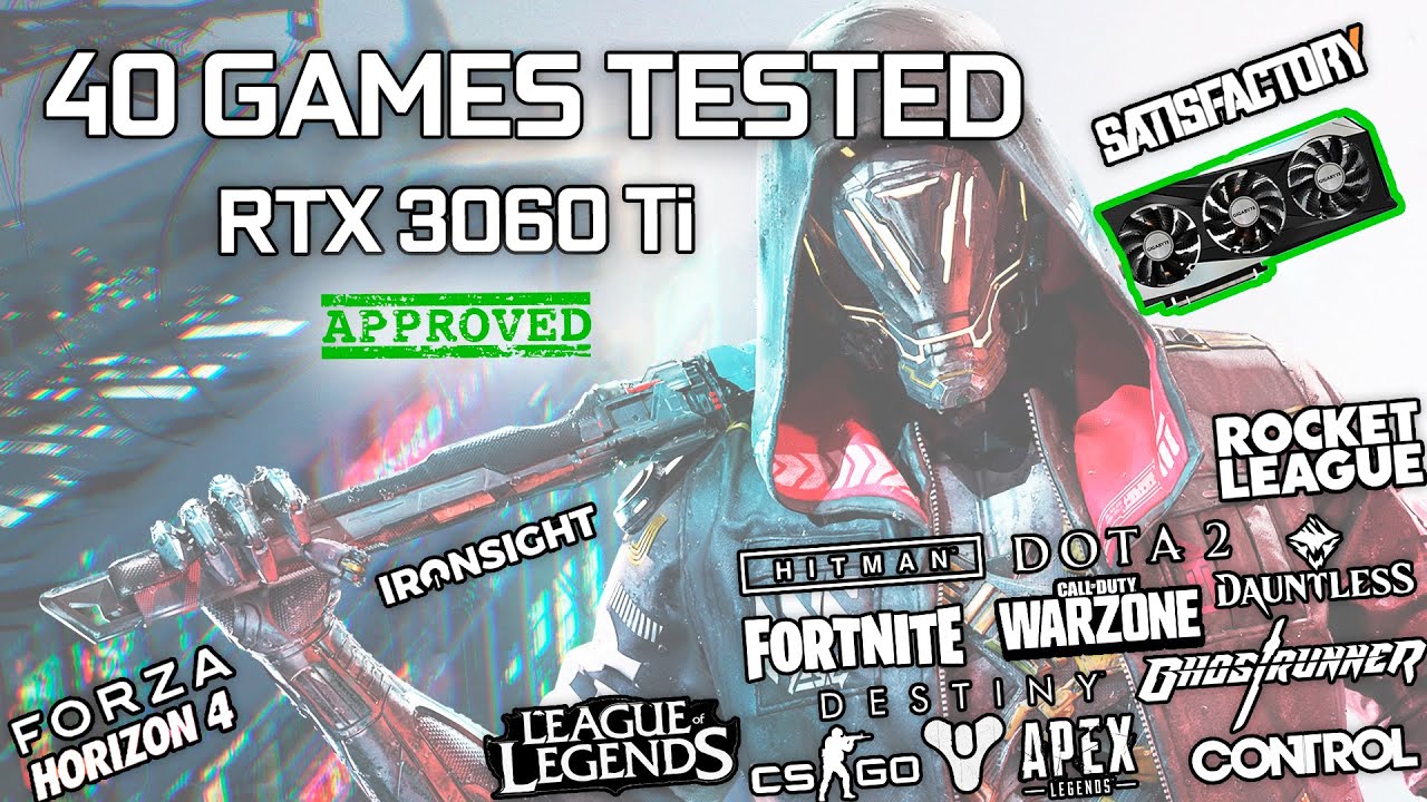 Nvidia Gigabyte RTX 3060 Ti GAMING OC 8GB - Test in 40 Games 1440p - 2022! 🎮 🔥