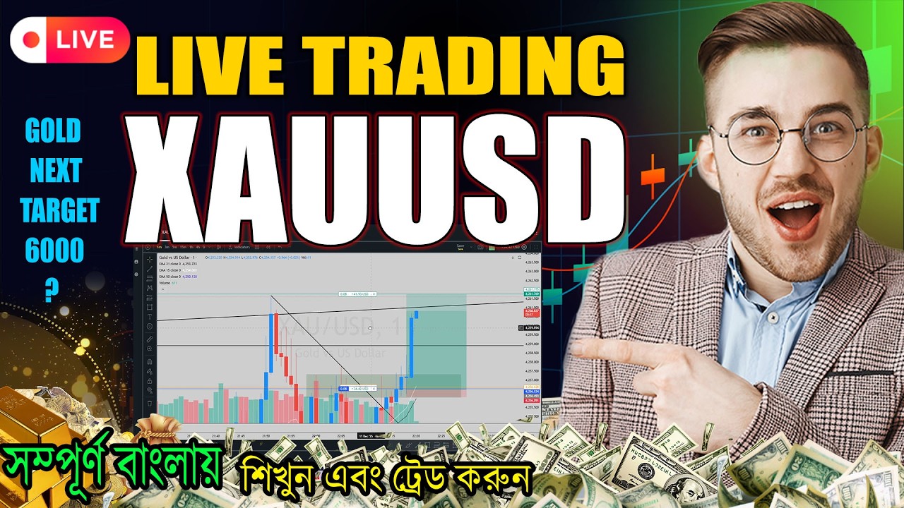 gold live trading bangla | xauusd live trading today | crypto live trading | Live #141 |   Mijan Ali