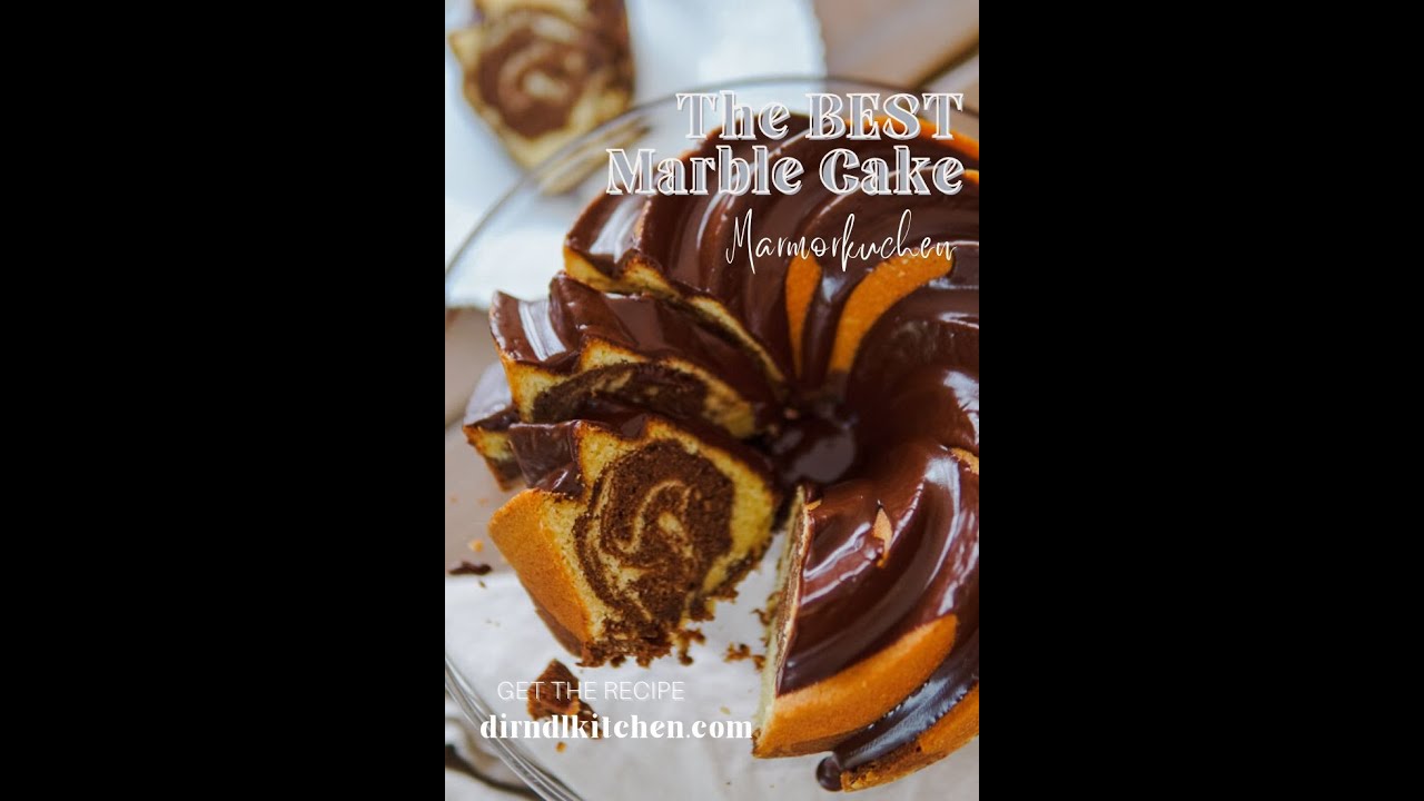 The BEST Marble Cake Recipe (German Marmorkuchen)