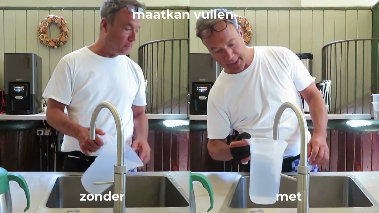 Marcel met en zonder hulp van de Carbonhand® robothand | Assistive Innovations