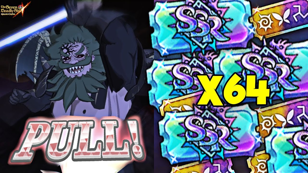 MOST INSANE GRAND CROSS SUMMONS EVER! 64+ SSR TICKETS! 7DS: Grand Cross