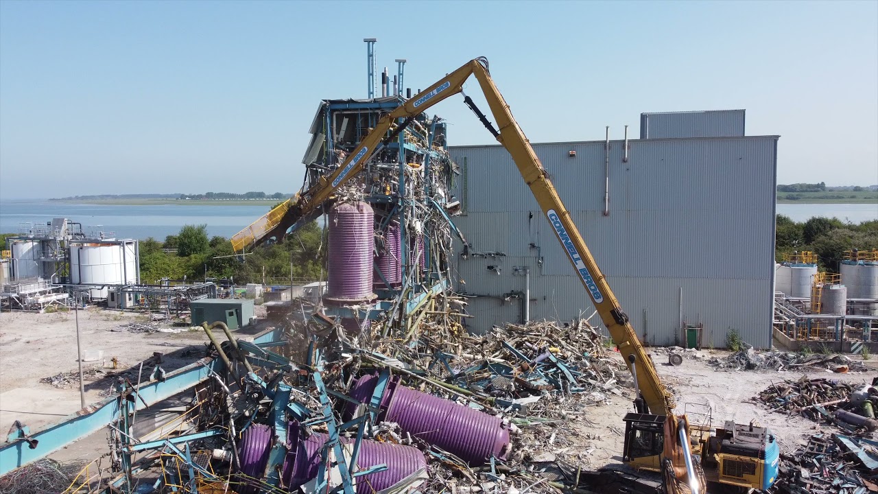 Pt.7  - Former Vinnolit Plant Demolition , Thornton Cleveleys, England, (Gute nacht liebling)