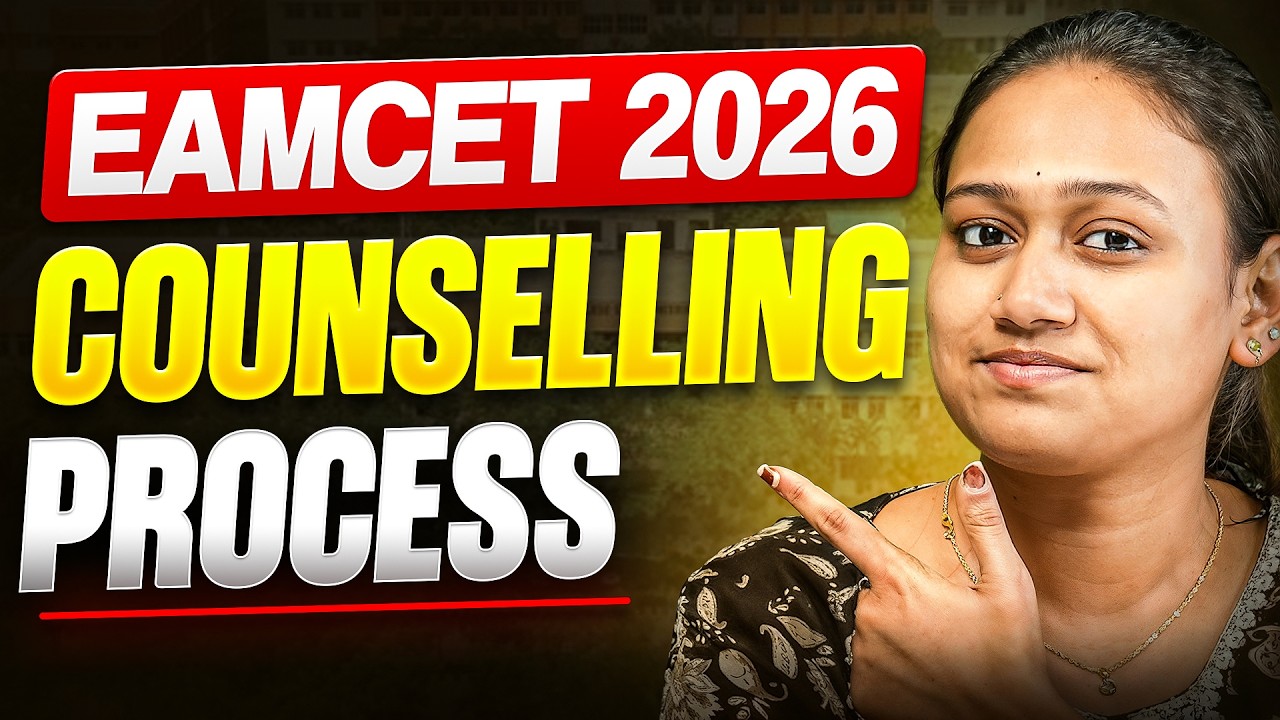 EAMCET Counselling Process 2026 Step by Step | eamcet counselling process in telugu 2026 | Ts Eamcet