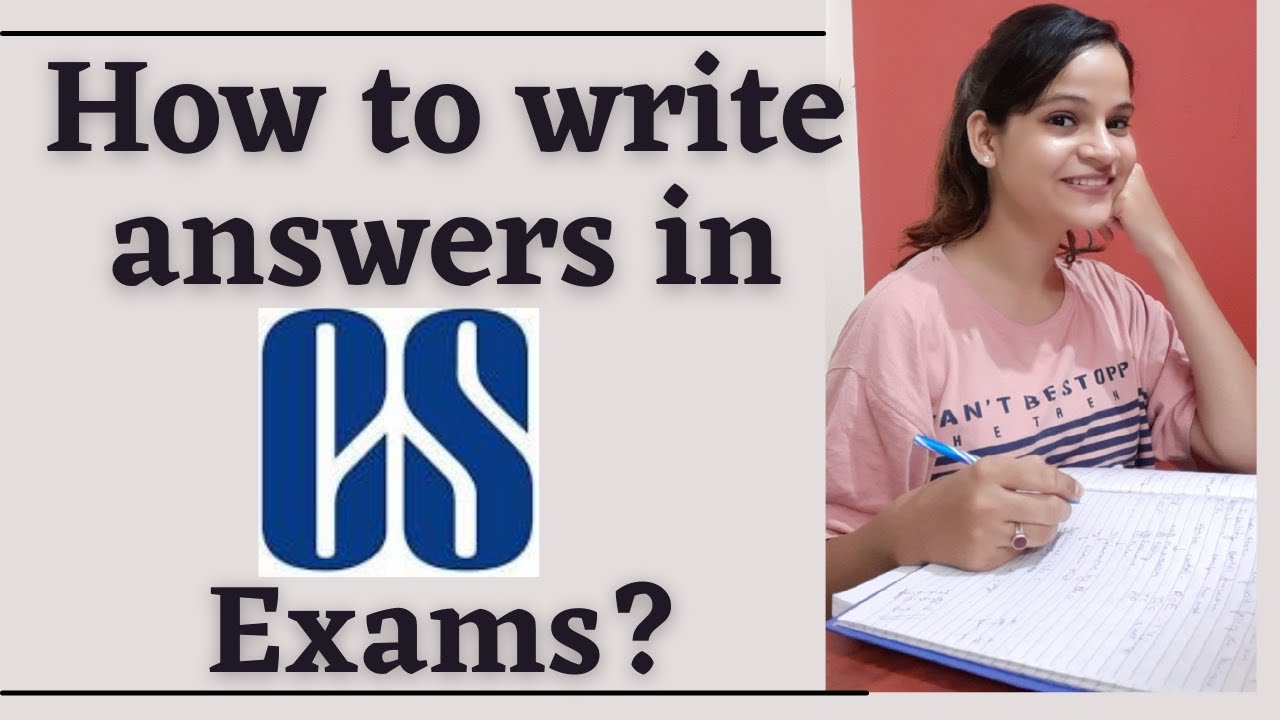 How to write answers in CS EXAMS| Executive & Professional