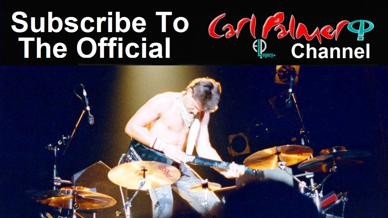 Carl Palmer drum solo with the band 3 with members Keith Emerson, Carl Palmer and Robert Berry