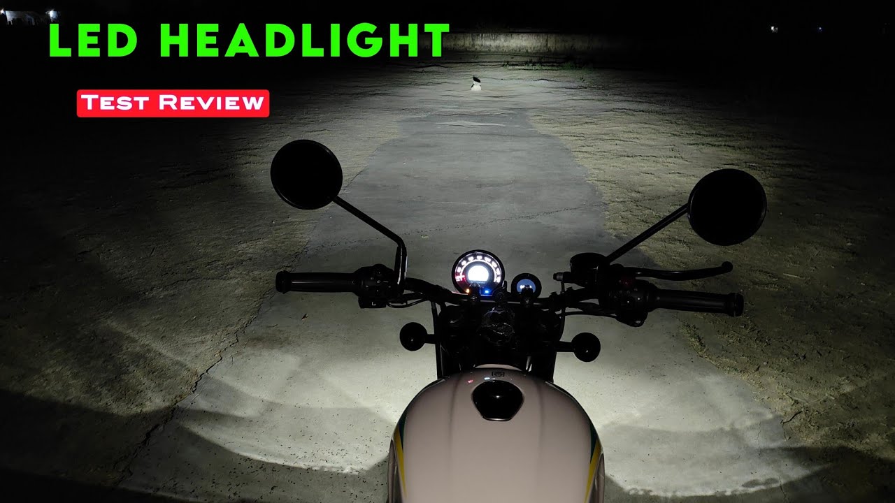 2025 Hunter 350 LED Headlight Test Review | Ride Review - LED Headlight Test | New Hunter 350