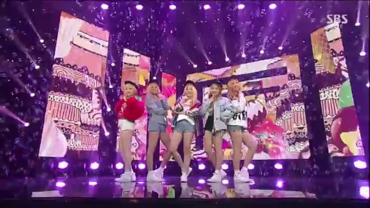 Red Velvet - Ice Cream Cake @ популярная песня Inkigayo 150405