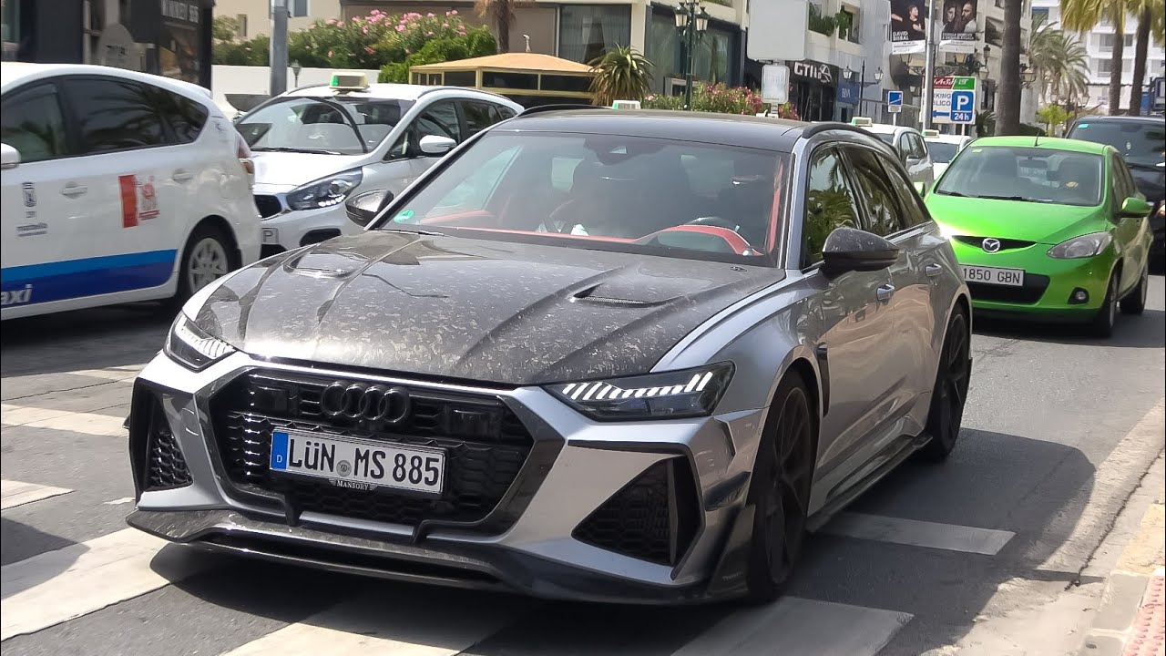 SUPERCARS in PUERTO BANUS 2020 -83- ( RS6 Mansory, GLE Mansory, Brabus, 812SF, SV roadster)