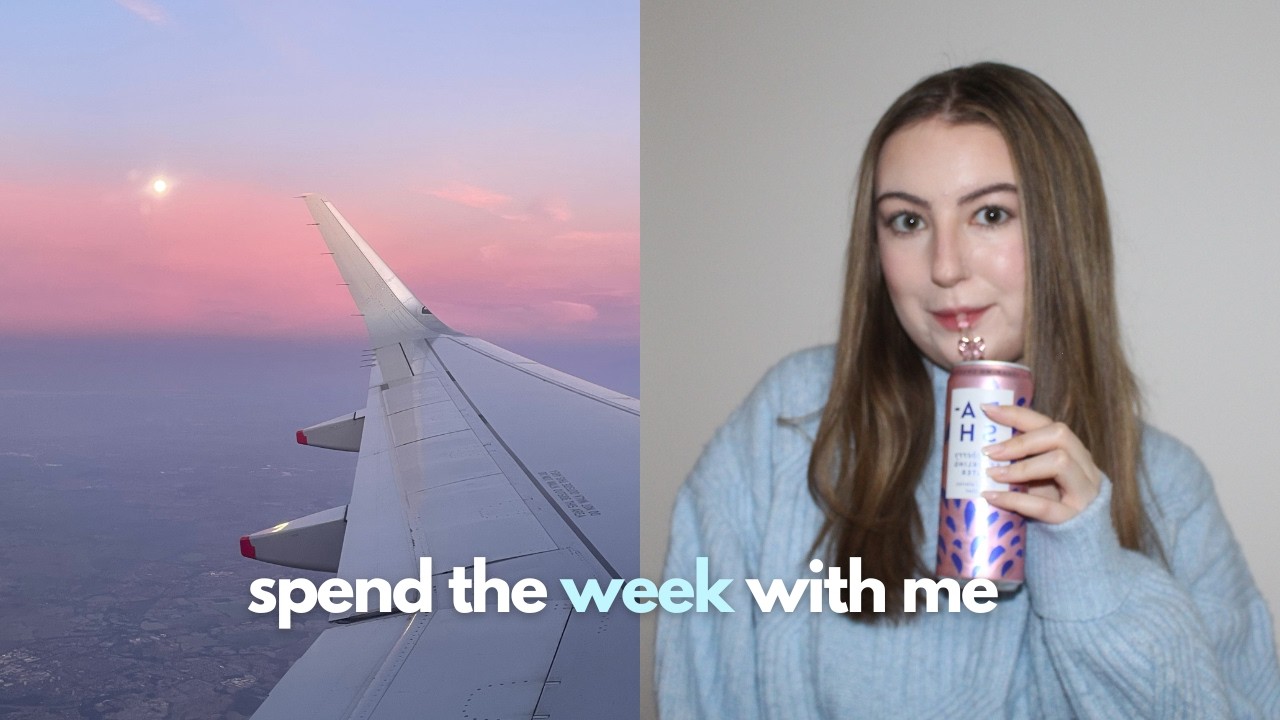 a realistic week in my life | 9–5, preparing for travel & cosy evenings