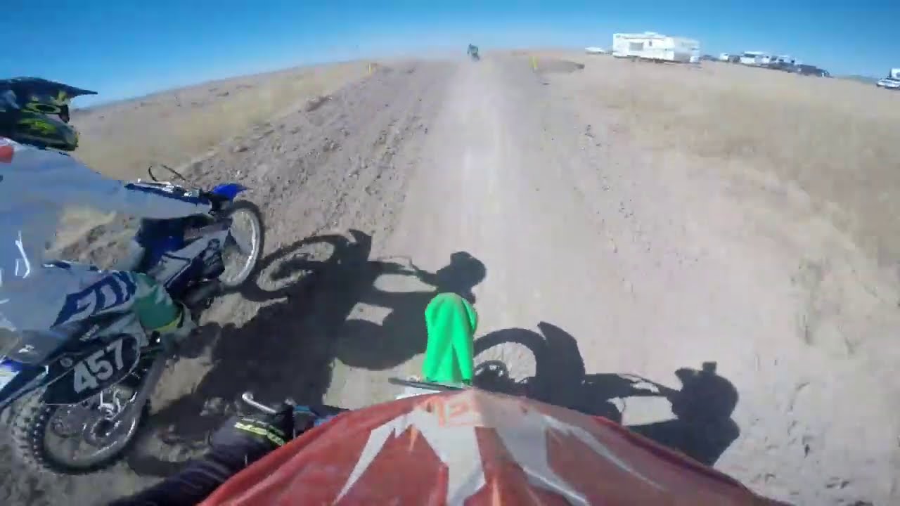 Racing moto on the new klx300r!
