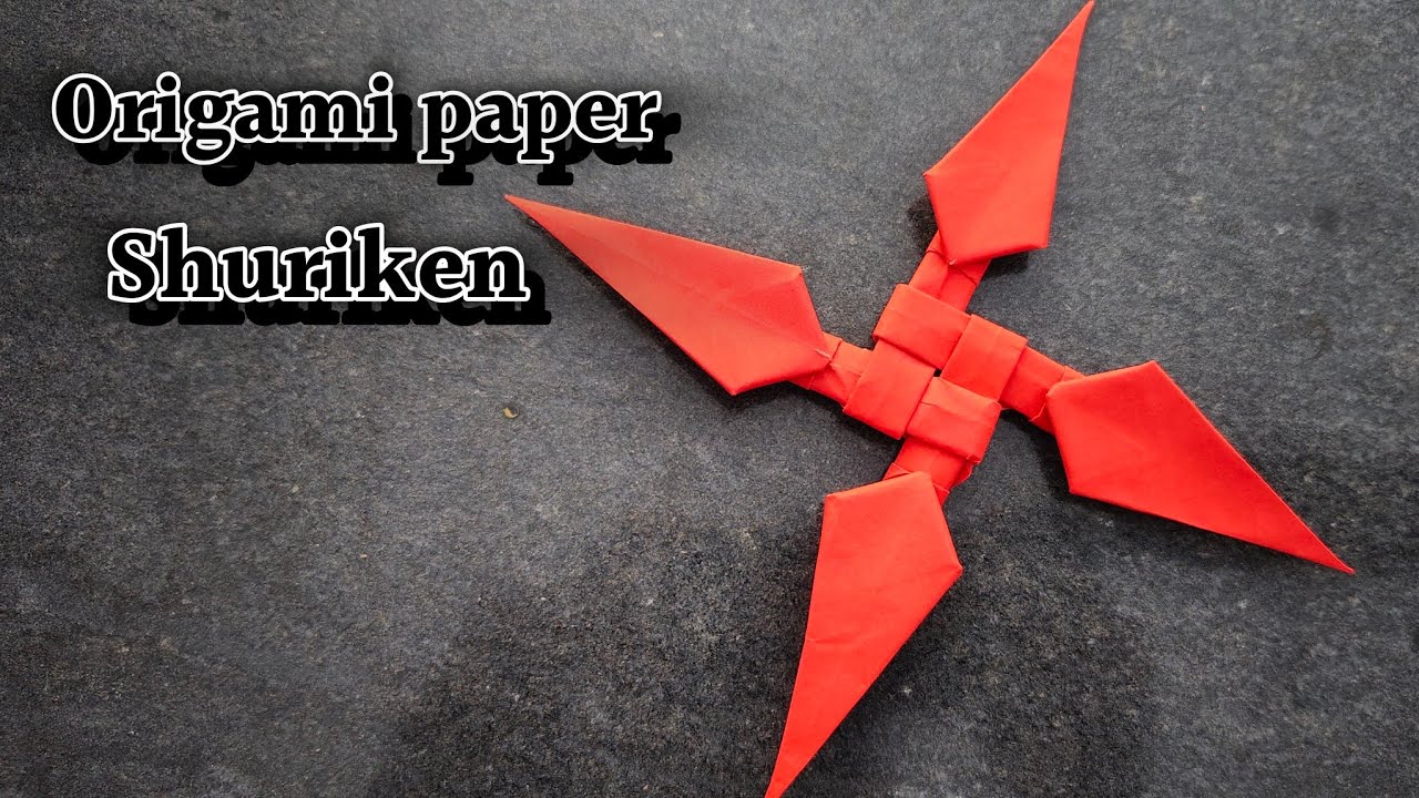 Origami paper shuriken 🥰💯💯।। Origami paper ninja star ✨🥰💯।। Origami Shuriken। Origami ninja star 