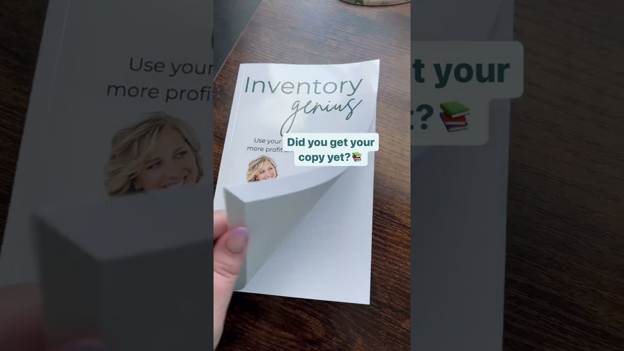 The Inventory Genius Book! Get the first chapter FREE! #shorts
