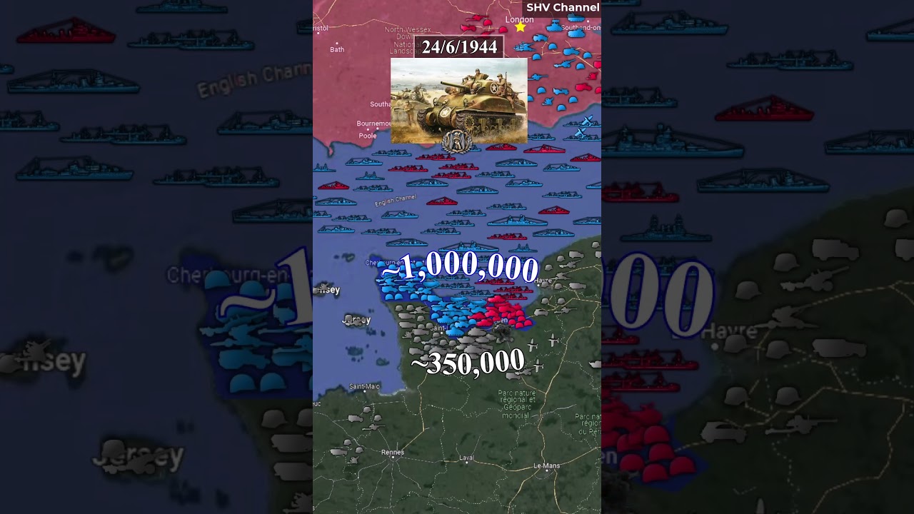(Part 1) Western Front 1944-1945, D-Day And The Liberation Of Paris #usa #england #france #germany
