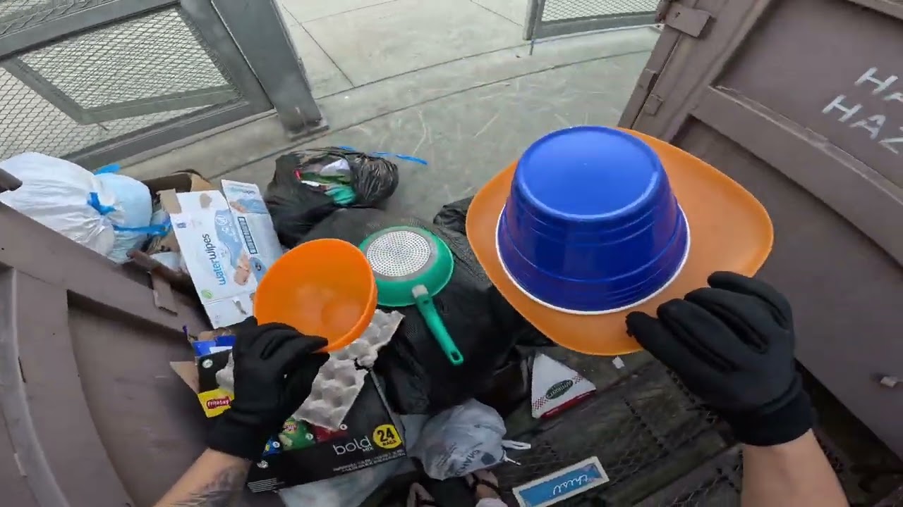 Dumpster diving in Korea 🇰🇷