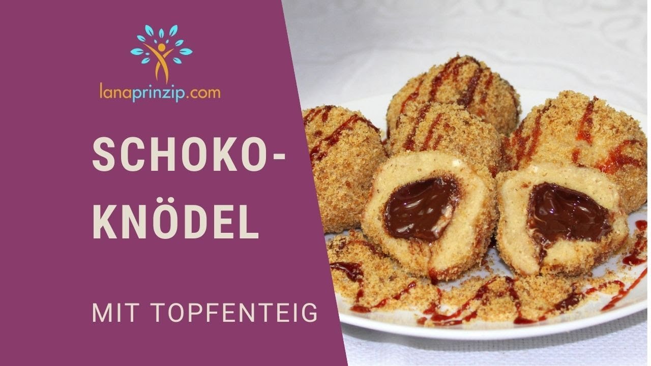 Schokolade-Knödel - Rezept mit Topfenteig (Quarkteig) - Feines aus der österreichischen Küche