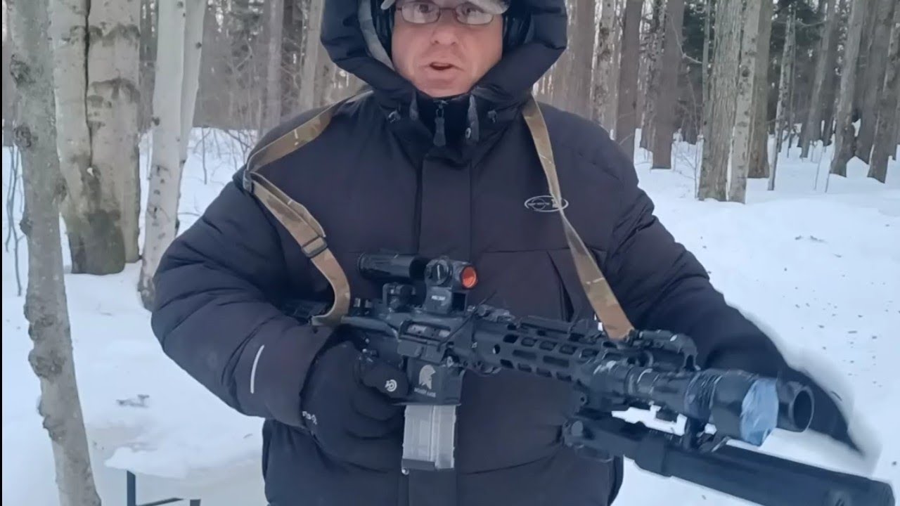 11,5-дюймовый Palmetto, стрельба при температуре -1°F (-1°C)