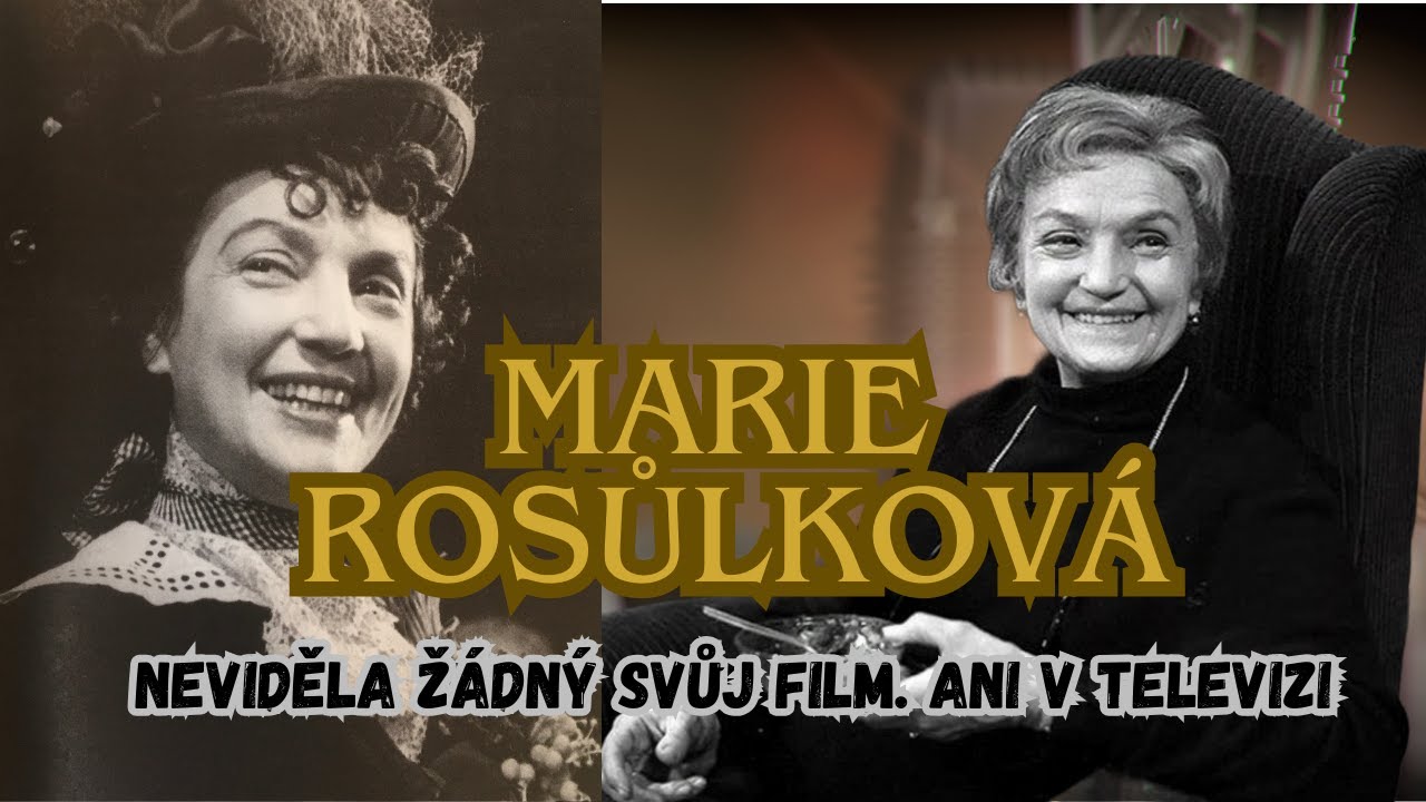 Marie Rosůlková žila padesát s bratrem v krásném domě pod Vyšehradem