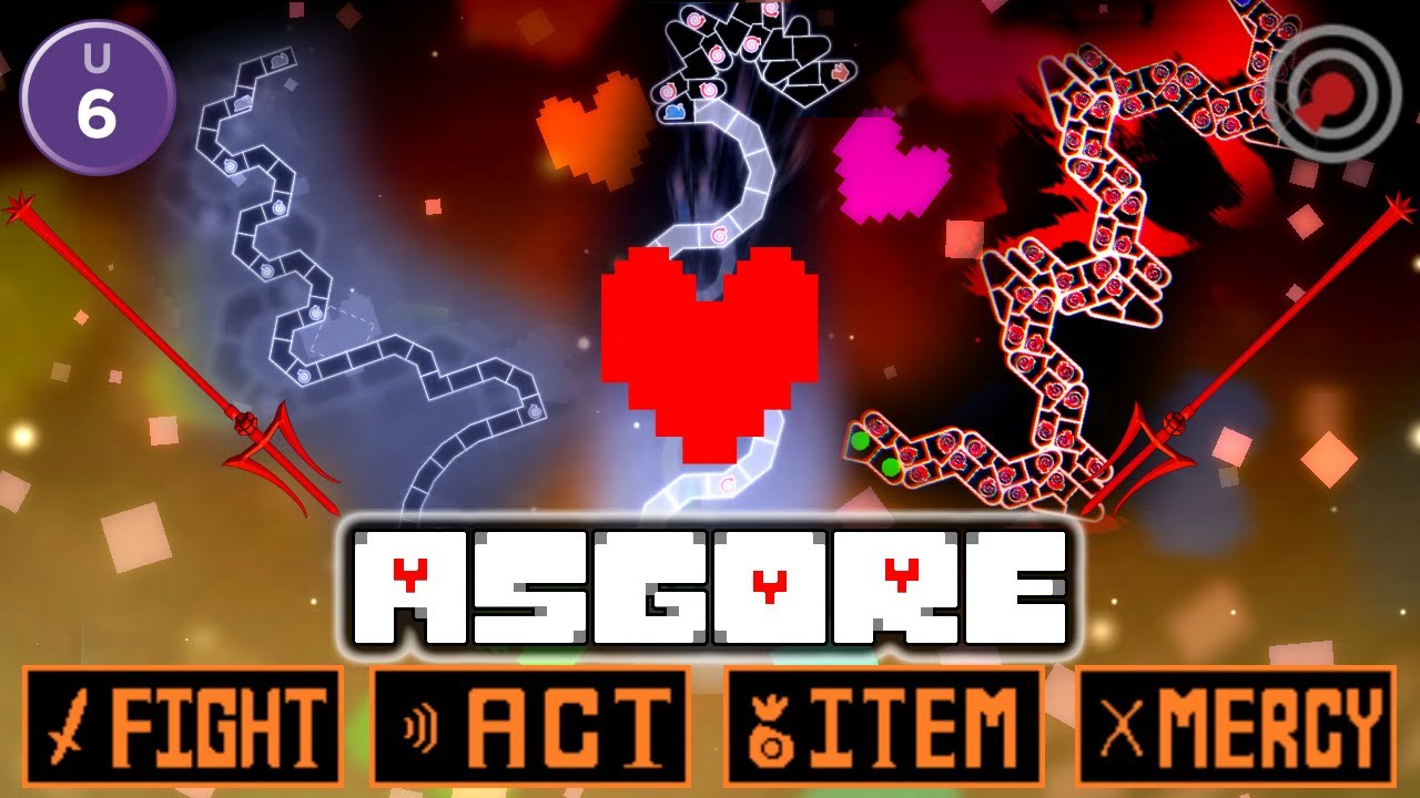 UNDERTALE x ADOFAI collab!?!? | Toby Fox  - ASGORE (zsry Remix) clear!