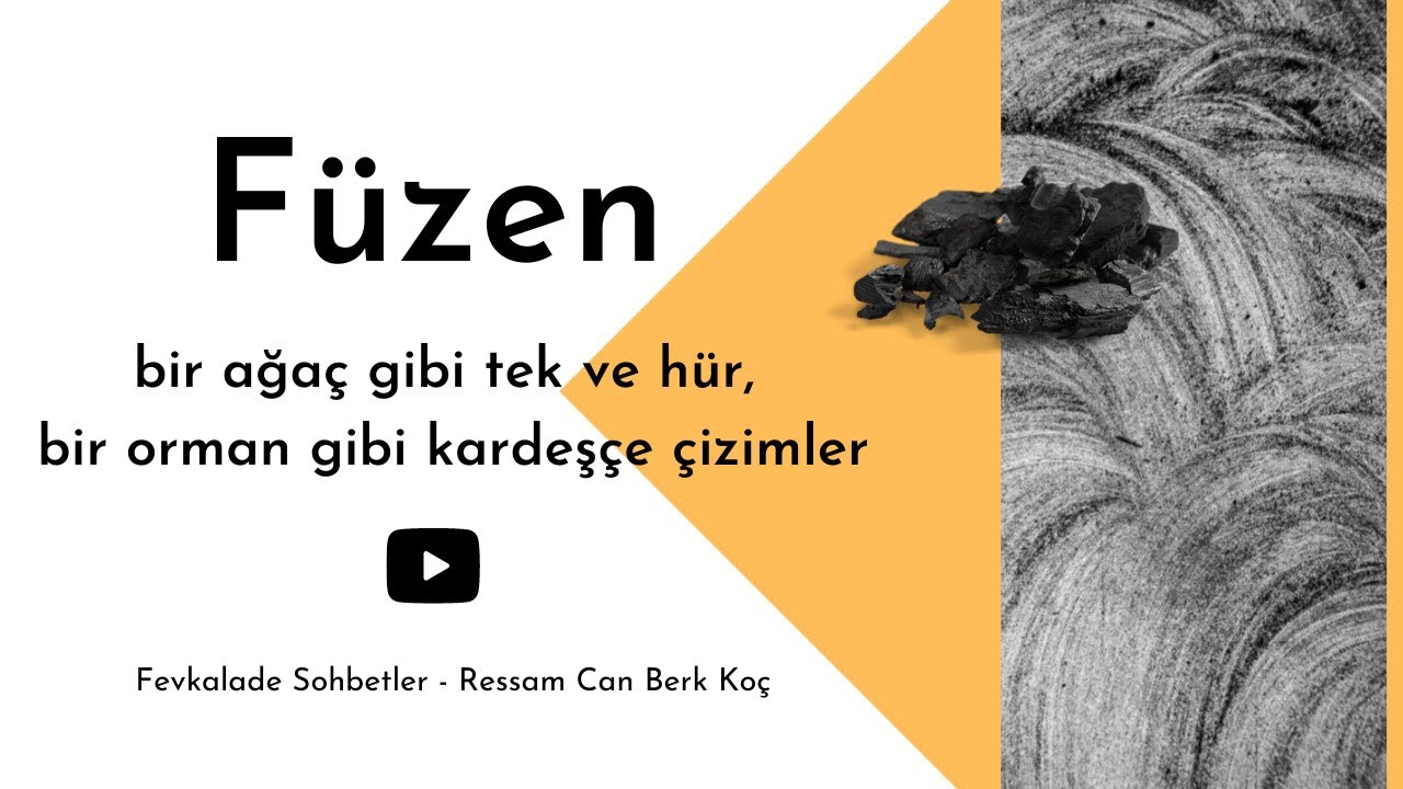 Füzen Nasıl Kullanılır? Kömür Kalemle Çizim