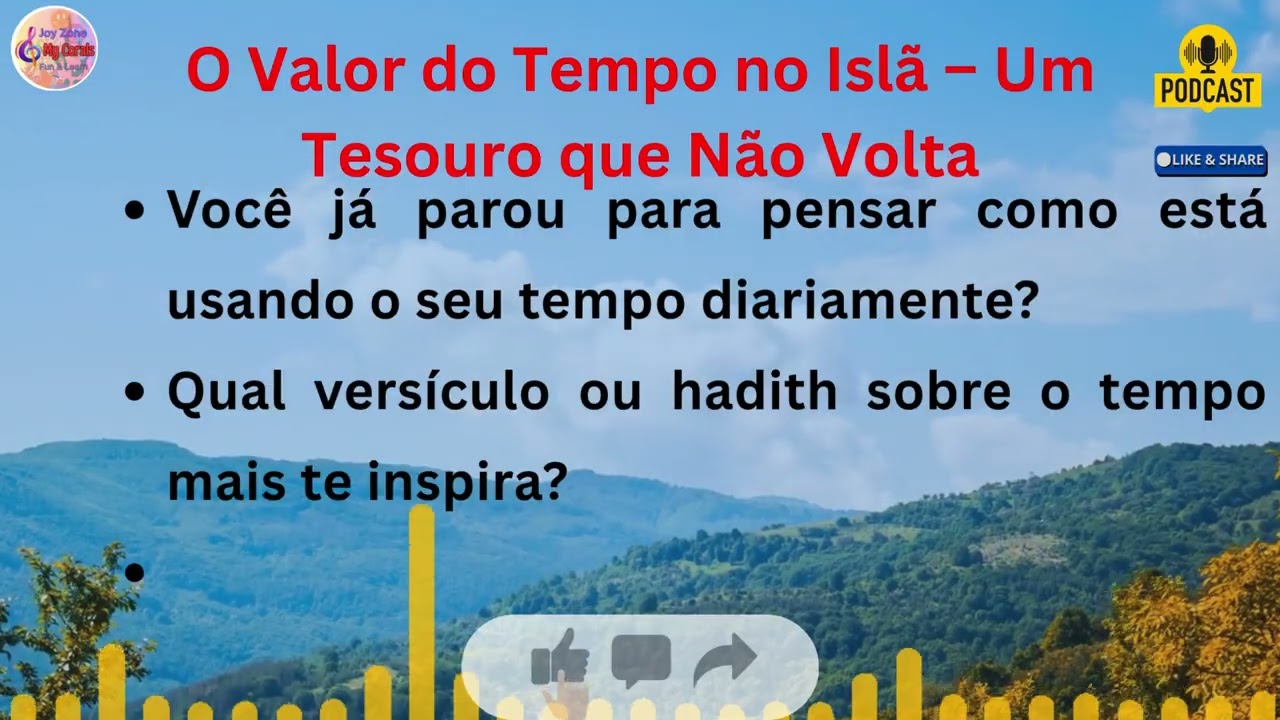 O Valor do Tempo no Islã – Um Tesouro que Não Volta