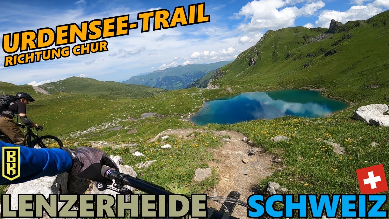 LENZERHEIDE SCHWEIZ Urdensee-Trail nach Chur / Mountainbike Enduro Singletrail - JAY'S TRAILSPEICHER