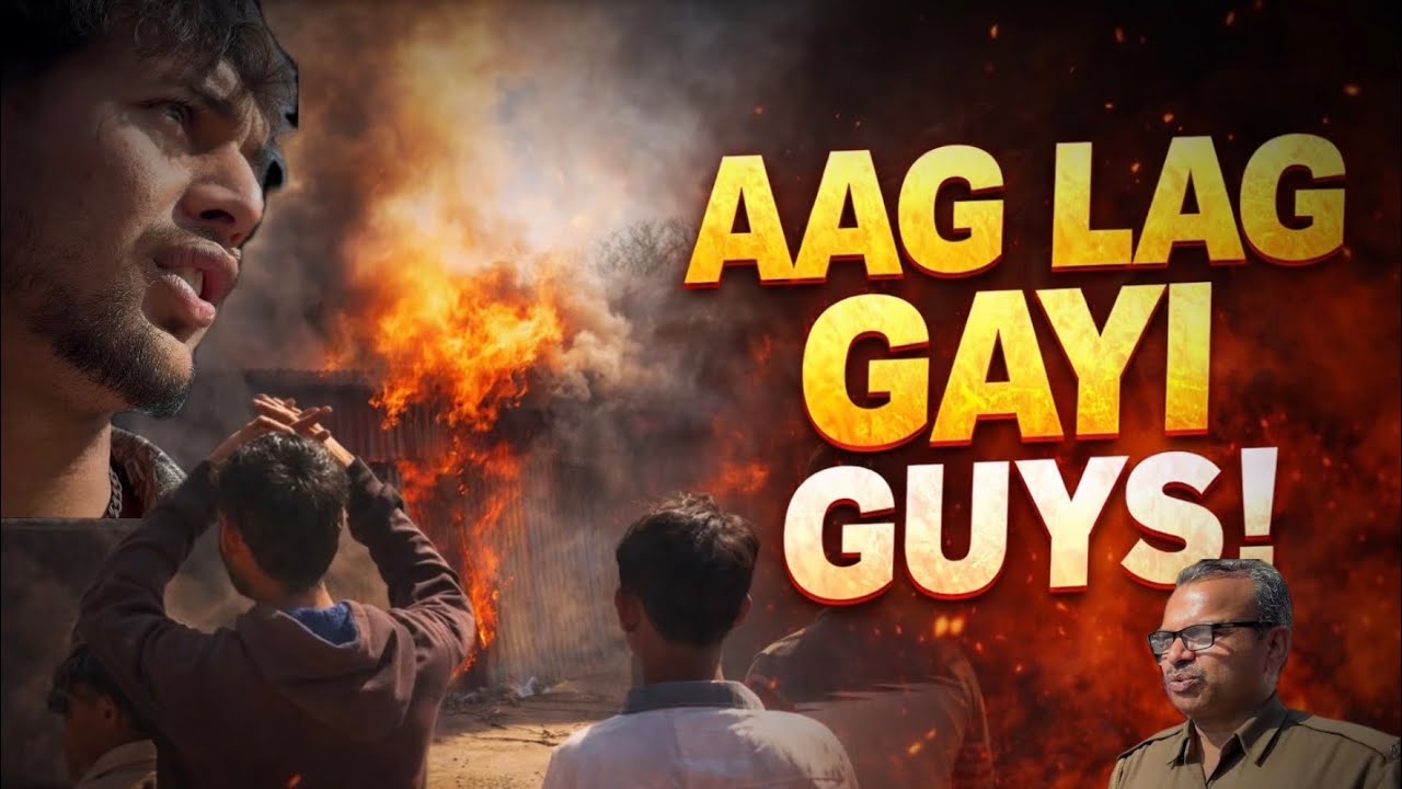 Market Mai lgi itni jada Bhayankar Aag😱😱😱￼