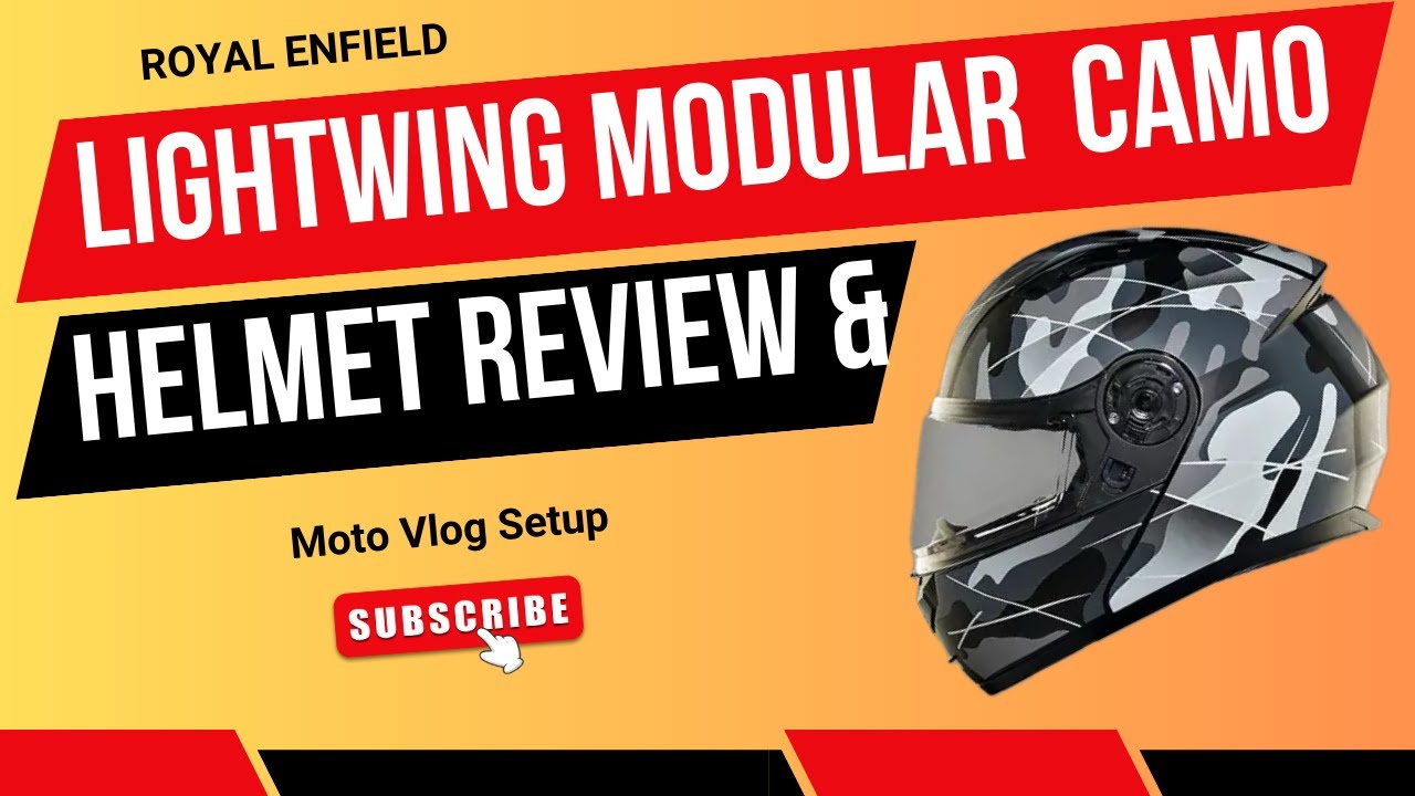 How to Set Up a MotoVlog in a Modular Helmet | Royal Enfield Lightwing Review 🚀