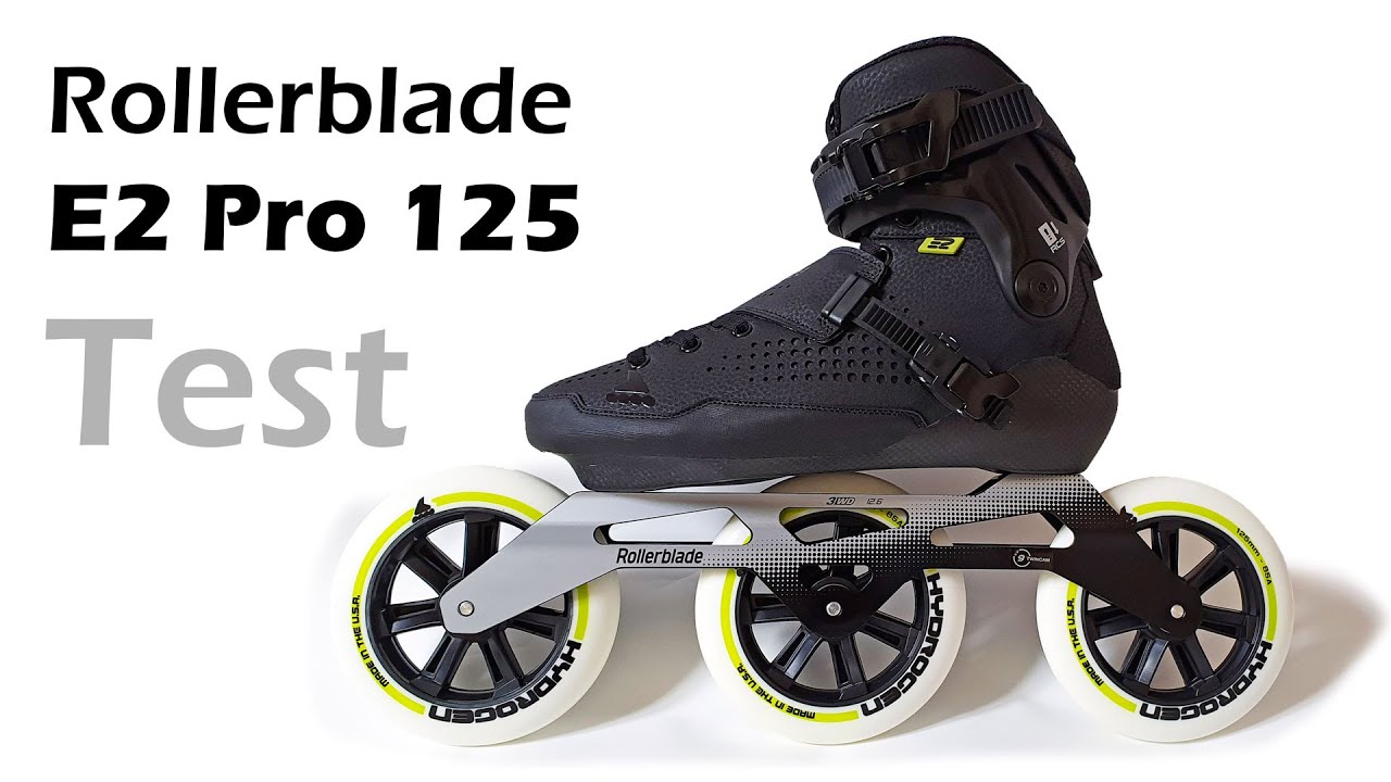 Test du roller d'endurance Rollerblade E2 Pro 125