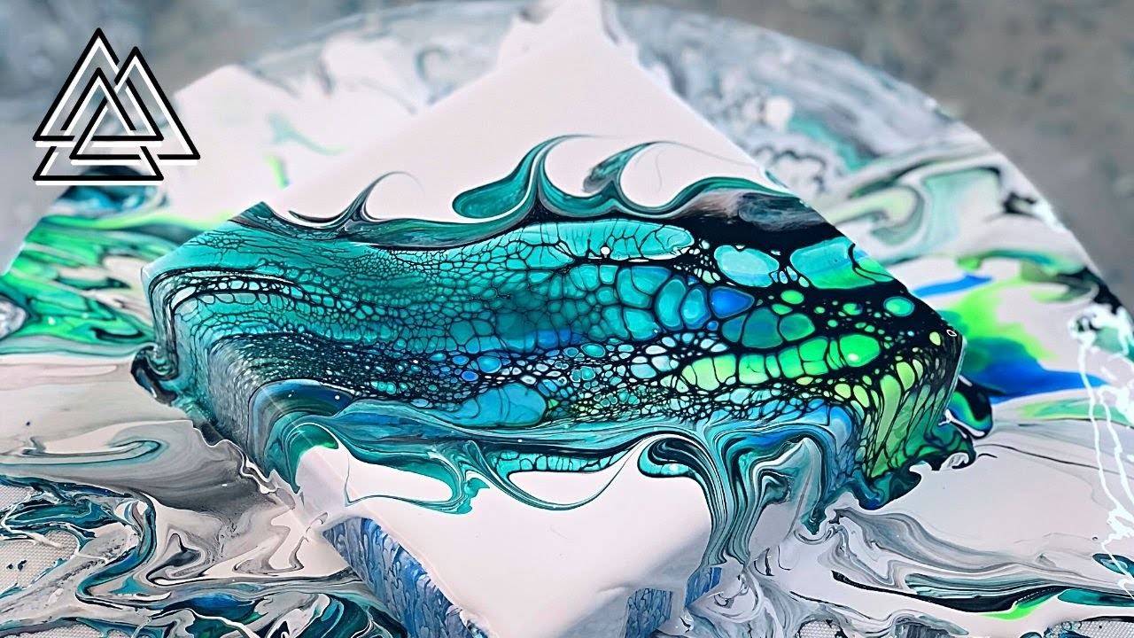 NO Aussie Floetrol ~ NO Problem 👍 | Sheleeart Bloom Fluid Art Technique | Cell Activator Mix #1