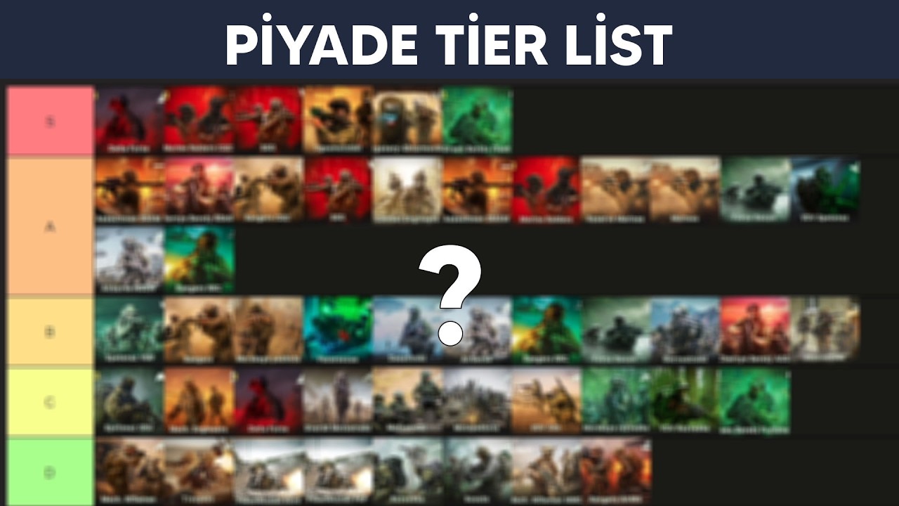Broken Arrow Türkçe l Piyade Tier List