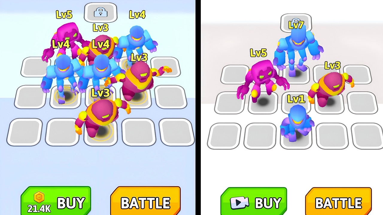 Robo Rush Merge Run Gameplay & Monster Evolution ⭐ PART - 02