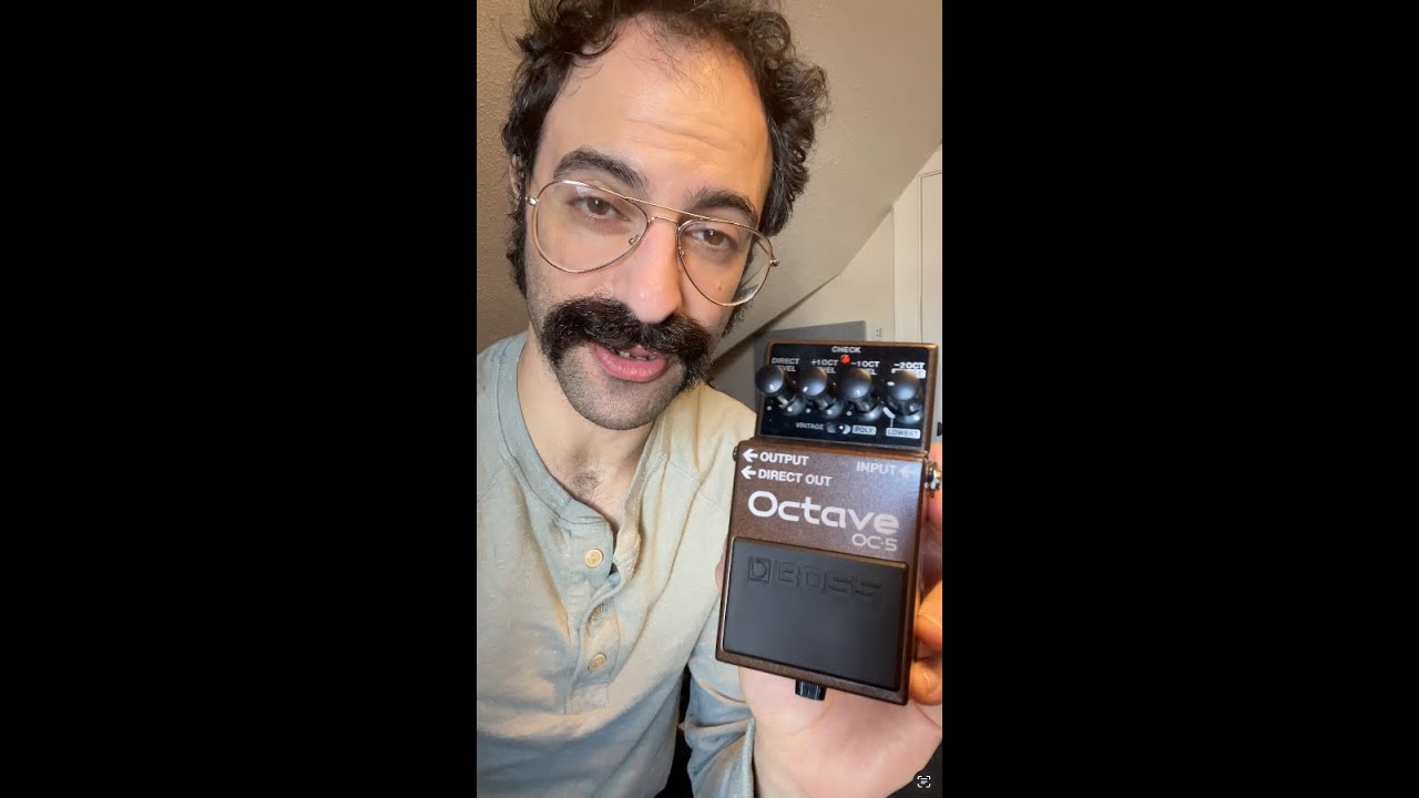 Boss OC-5 Octave Pedal - Using Live To Play Bass Lines On Guitar