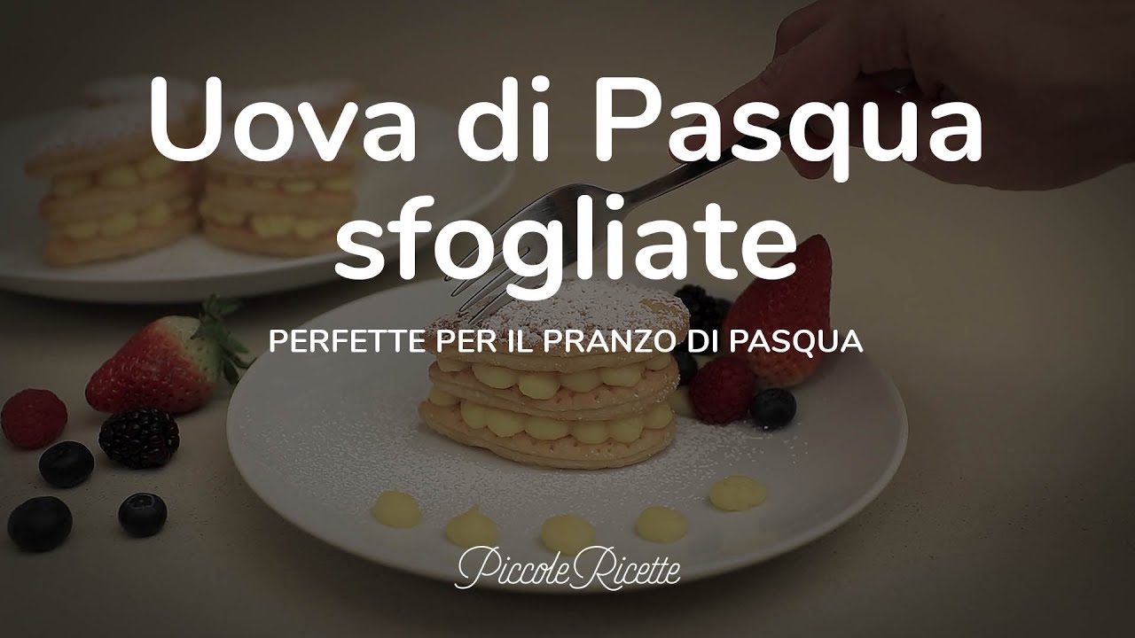 LE UOVA DI PASQUA SFOGLIATE, UN BELLISSIMO DESSERT PERFETTO per PASQUA!