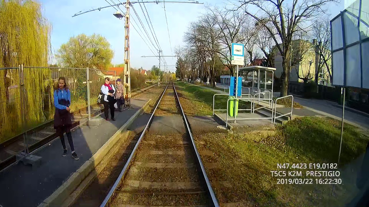 41-es villamos (Kamaraerdei ifjúsági park - Bécsi út) / Budapest trams: Line 41