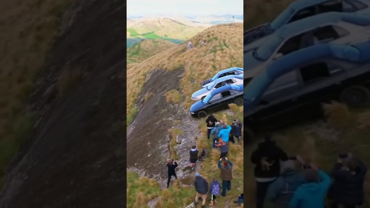 Most Dangerous Epic Hilltop Car Racing & Sliding Captured on Dash Cam Thrilling Moments #car #racing