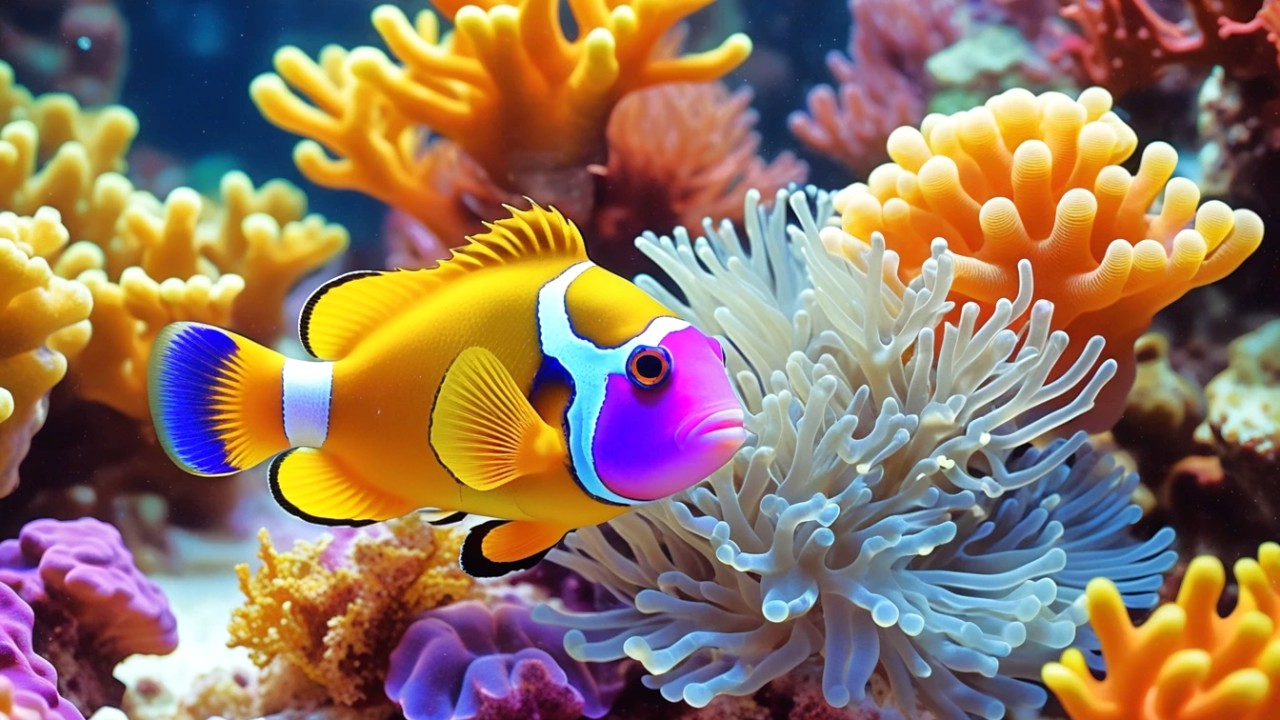 The Best 4K Aquarium - Dive Into The Mesmerizing Underwater Realm, Sea Jellyfish, Coral Reefs . #6