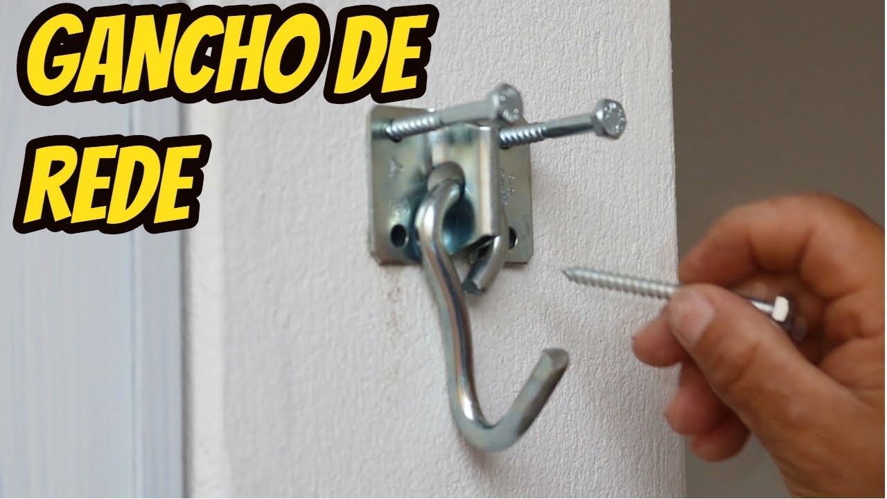 OLHA COMO INSTALAR GANCHO DE REDE