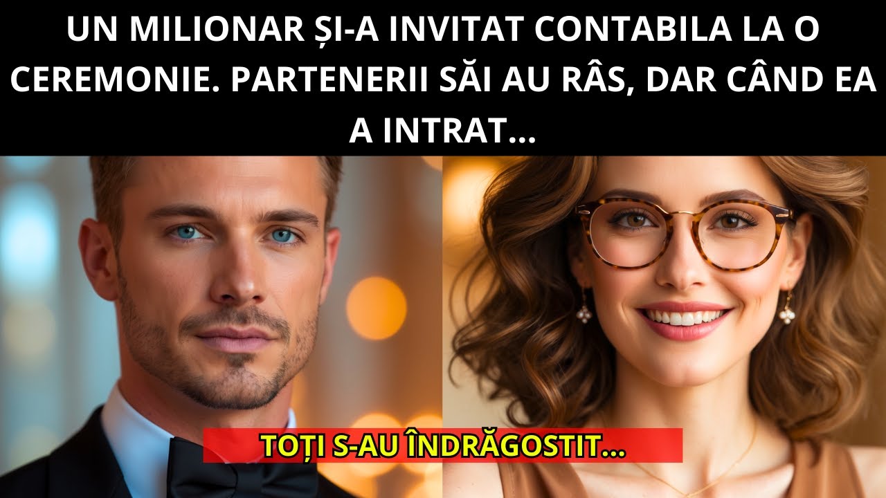 UN MILIONAR ȘI-A INVITAT CONTABILA LA O CEREMONIE. PARTENERII SĂI AU RÂS, DAR CÂND EA A INTRAT...