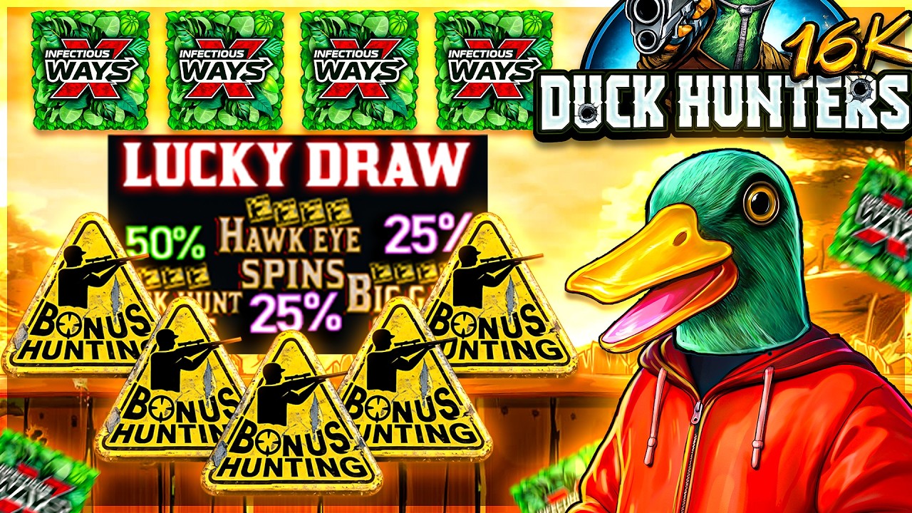 5 символов SCATTER из бонусного раунда MYSTERY на игровом автомате DUCK HUNTERS 16K!!