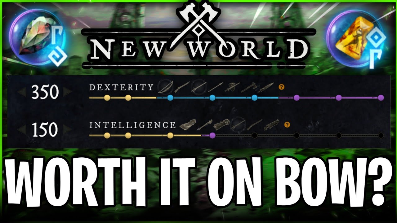 New World - Should Bow Players Use 150 Int Builds? Damage Testing! (New World Season 3 Bow Build)