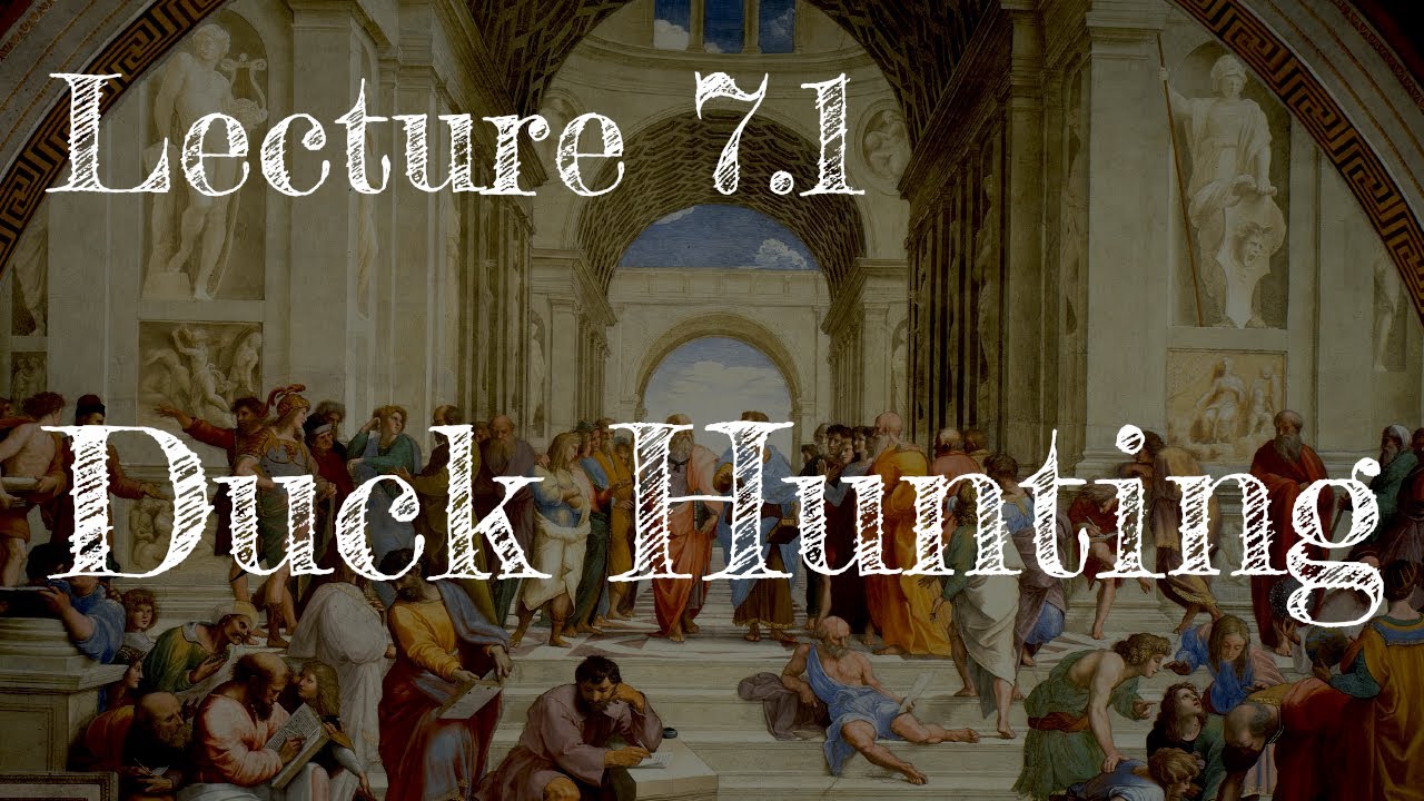 Calling Bullshit 7.1: Duck Hunting