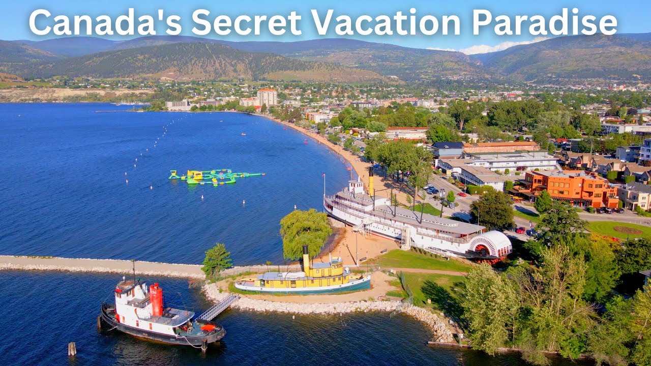 Penticton, BC, 4k Drone Tour (Canada's Hidden Vacation Spot)