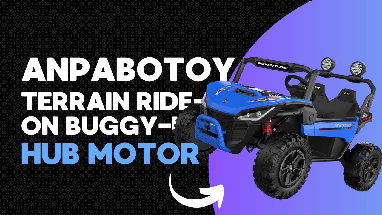 24V ANPOBO Direct Terrain Ride-On Buggy-UTV with Remote