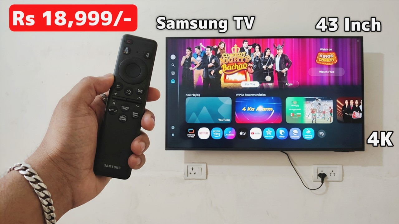 Samsung Tv (43 Inch Crystal 4K Vista Ultra HD Smart LED TV)
