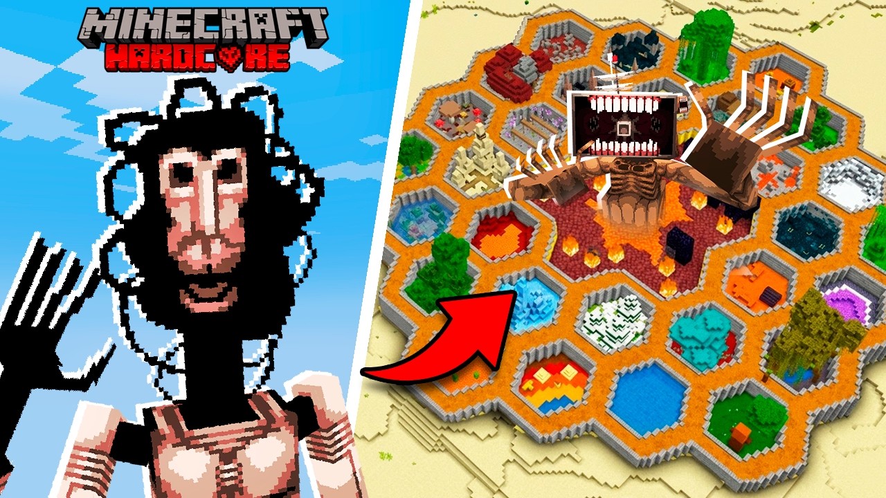 ATRAPÉ TODAS las CRIATURAS de TERROR en Minecraft #2