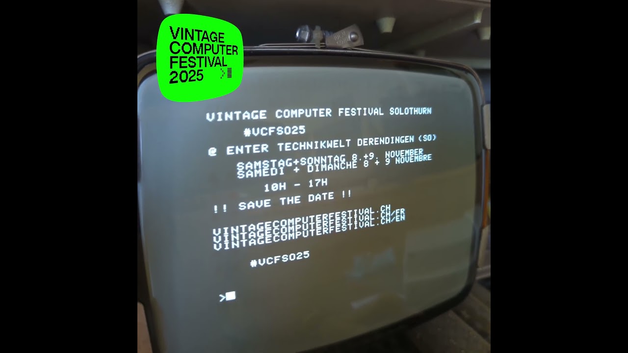 VCF Solothurn 8.+9.11.2025 - Save the date!
