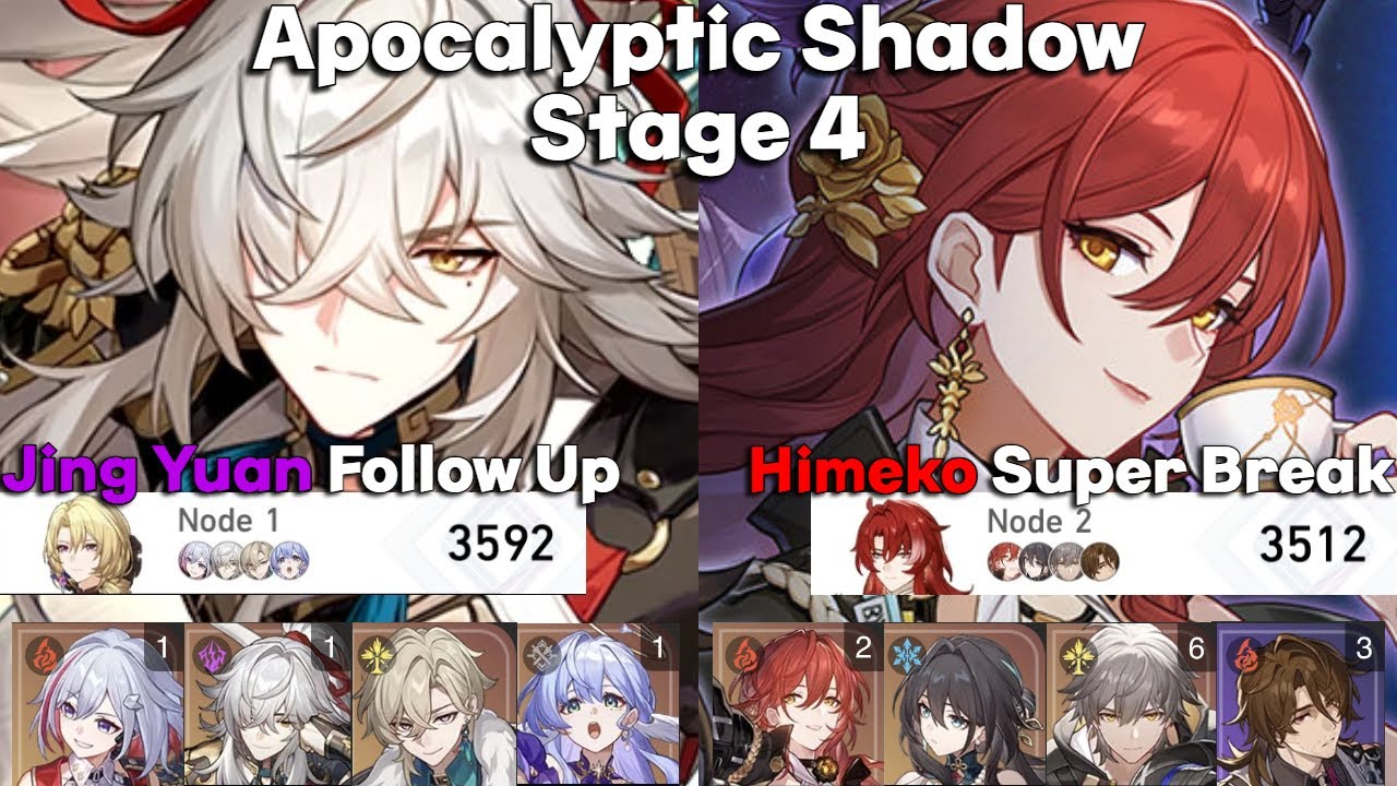 Apocalyptic Shadow Stage 4 | Jing Yuan & Topaz FUA Team & Himeko Super Break | Honkai: Star Rail 2.3