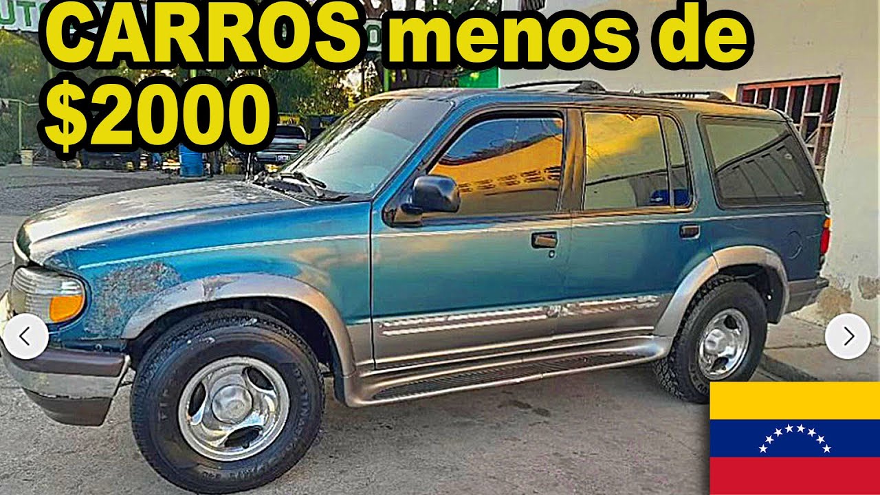 Carros BARATOS por menos de 2000 VENEZUELA