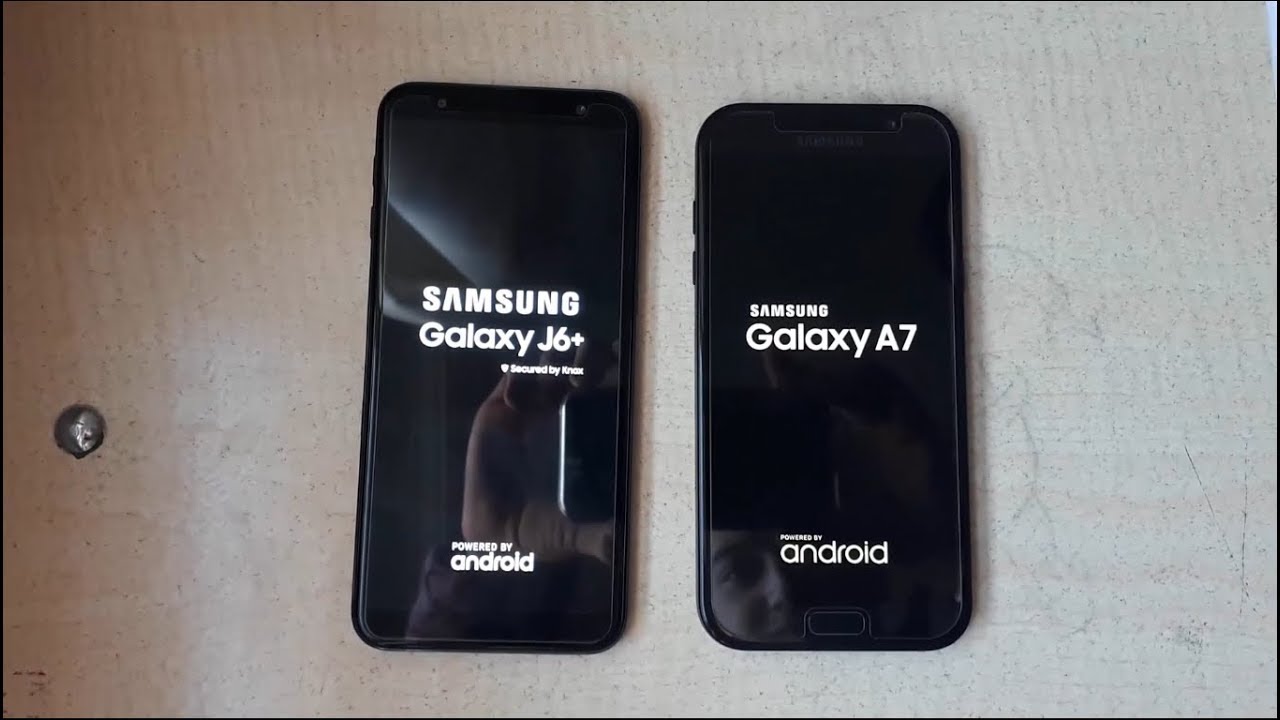 Samsung Galaxy J6 Plus vs Galaxy A7 2017 SPEED TEST !!!
